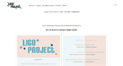 Desktop Screenshot of ligoproject.org