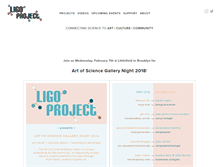 Tablet Screenshot of ligoproject.org